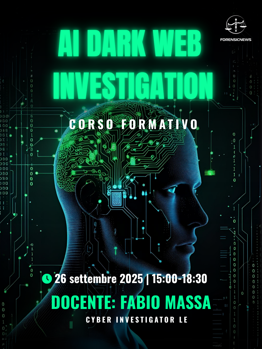 CORSO AI DARK WEB INVESTIGATION