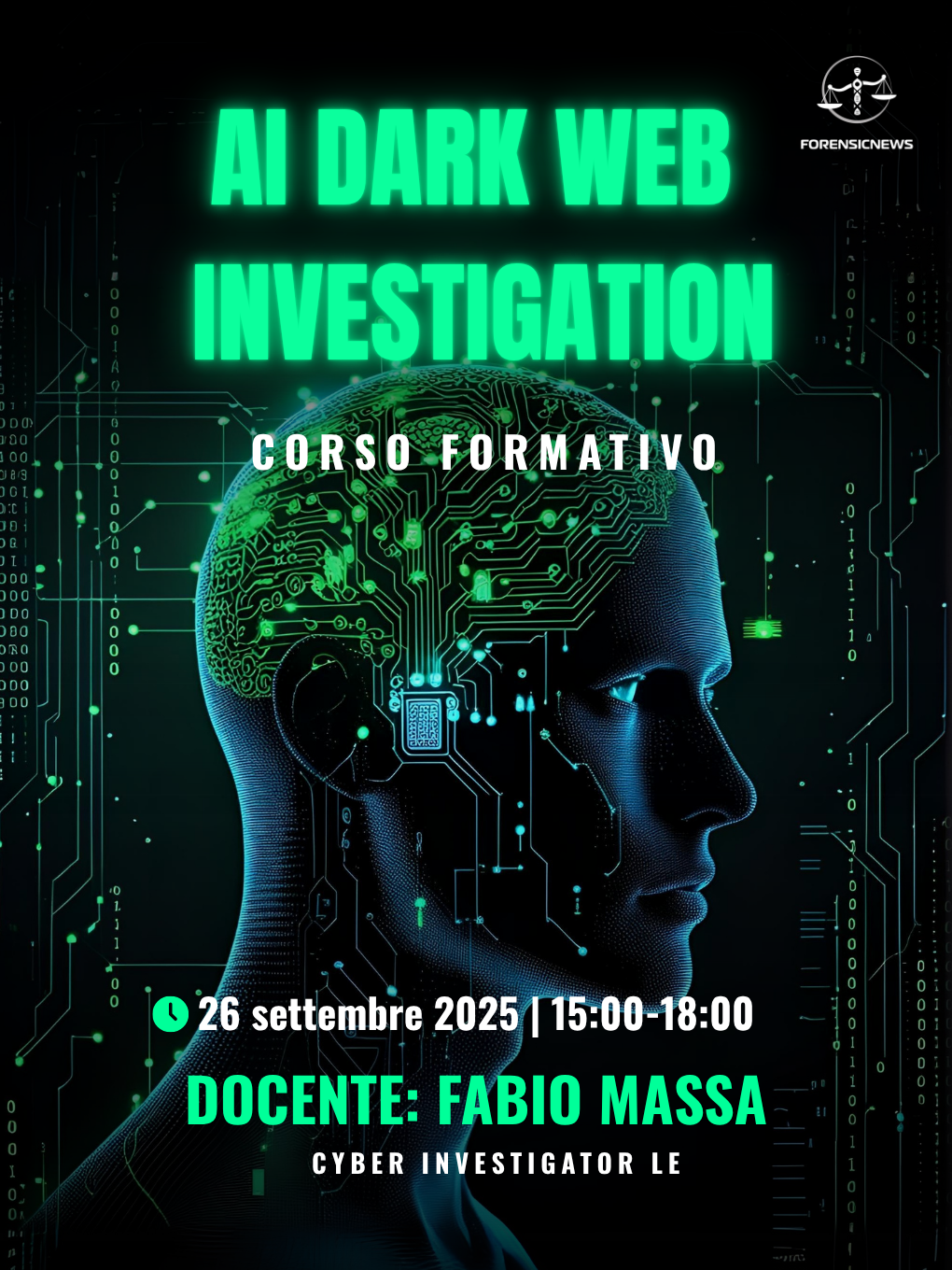CORSO AI DARK WEB INVESTIGATION